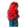 Cosplay mermaid red children's curly hair European-style wig for performance female curly wig