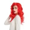 Cosplay mermaid red children's curly hair European-style wig for performance female curly wig