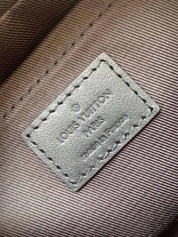 Premium packaging set. Model number M55702. Full leather embossed. Soft Trunk mini handbag.