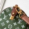 Premium packaging set. Model number M15241 in military green. This Speedy P9 Bandoulière 30 handbag.