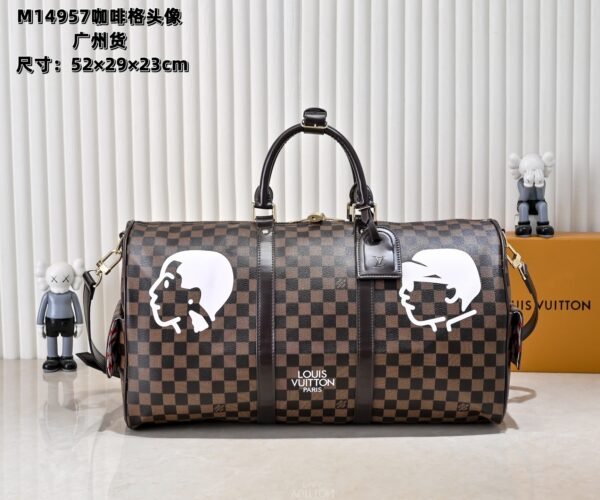Louis Vuitton Keepall Bandoulière 50 Travel Bag