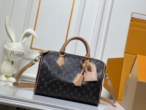 Speedy Bandoulière 30 Monogram Leather Handbag