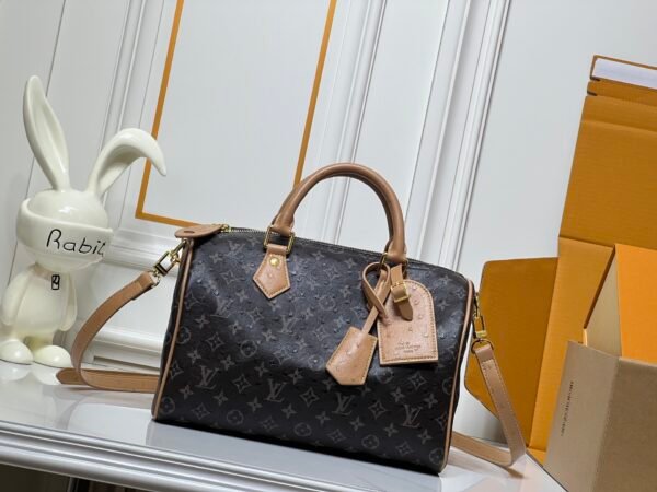 1 Speedy Bandoulière 30 Monogram Leather Handbag