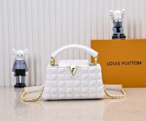 Louis Vuitton Monogram white handbag