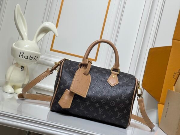 Louis Vuitton Speedy Bandoulière 25 Monogram Leather Handbag