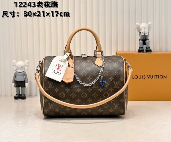 1 Louis Vuitton Speedy Soft 30 Boho Handbag