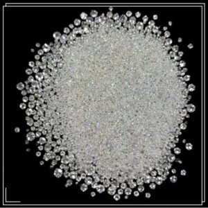 Artificially cultivated diamond laboratory-synthesized CVD bare diamond D color polished stone centimeter stone quality precious diamond set with small cut diamonds