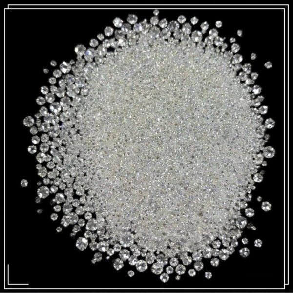 6 Artificially cultivated diamond laboratory-synthesized CVD bare diamond D color polished stone centimeter stone quality precious diamond set with small cut diamonds