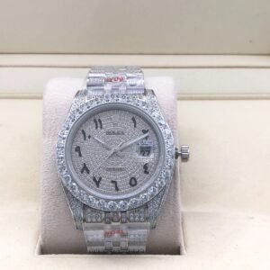 New ring setting (3.55mm diamond) with star-shaped Arabic design, size 41mm