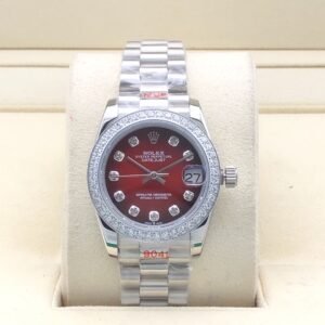 Rolex 31mm Leopard Red Stone Pattern Dial