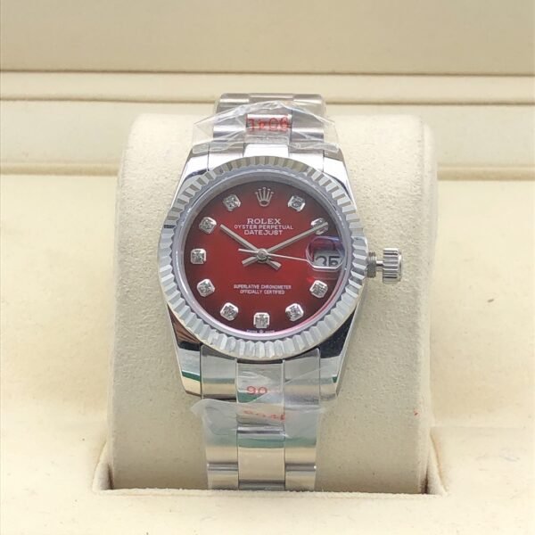 Rolex 31mm Leopard Red Stone Pattern Dial