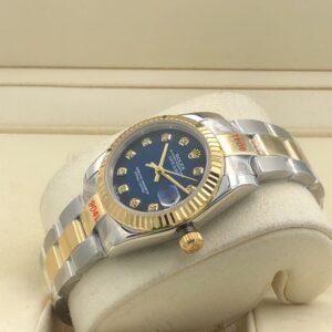 Rolex 31mm Leopard Blue Stone Pattern Dial
