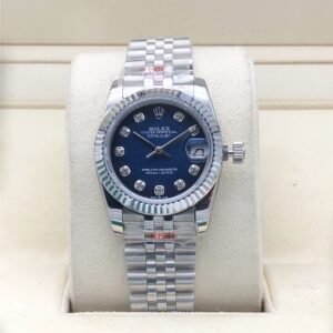 Rolex 31mm Leopard Blue Stone Pattern Dial