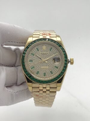 Rolex 41mm new square-cut diamond model