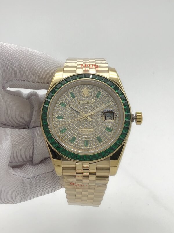 Rolex 41mm new square-cut diamond model