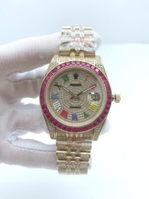 Rolex 41mm Colorful Roman Numerals