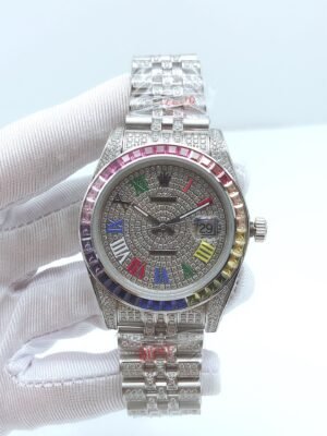 Rolex 41mm Colorful Roman Numerals